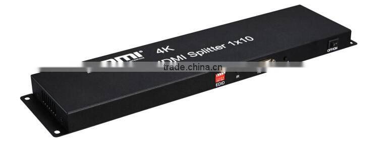 VOXLINK 4K HDMI Splitter 1x10 Black UK