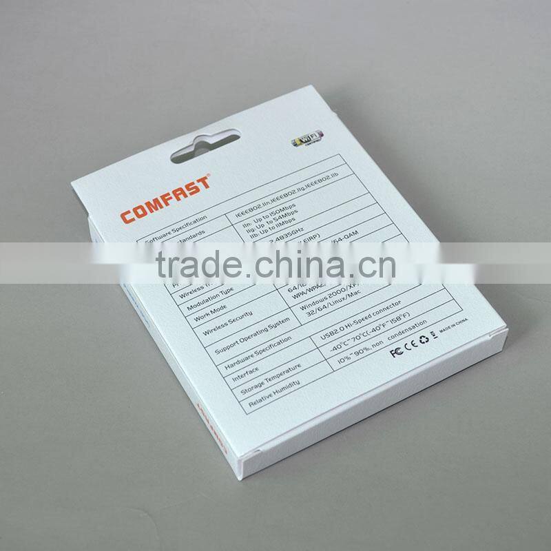 CE,FCC,ISO9001 certificates high quality new Mini USB Wireless lan card N 802.11 b/g/n WiFi Adapter WiFi Dongle 150Mbps