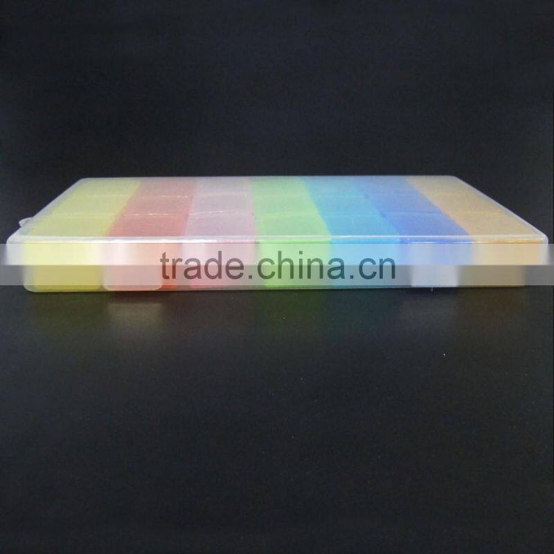 Hot Sell Weekly Plastic 7 Day Pill Box