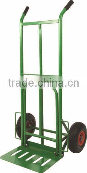 Foldable hand trolley with green color and good quality