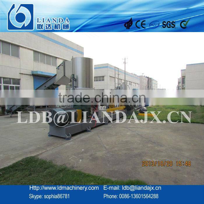 plastic film crushing compacted granulator machine