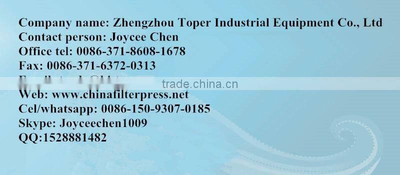 High temperature cast iron filter press for waste oil