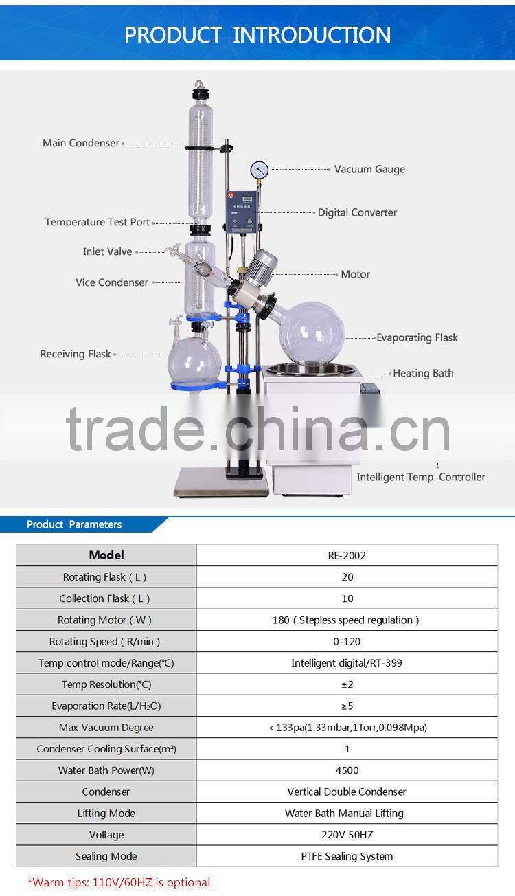 Laboratory Rotary Evaporator Chemical Crystallizer