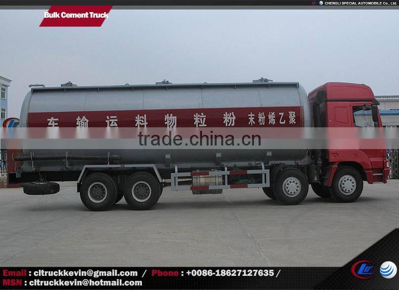 4 axles 50 tons 8x4 bulk cement tanker truck