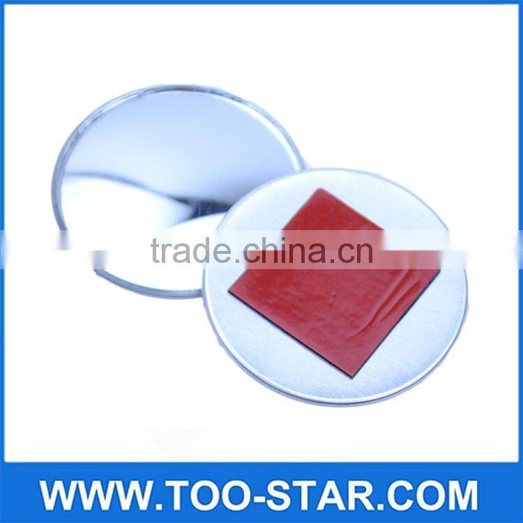 Zone Tech 4x 2" Round Stick On Rear-view Blind Spot Convex Wide Angle Mirrors