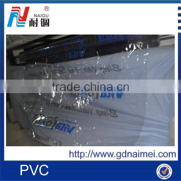 PE vacuum storage bag for queen mattress, plastic bag on roll