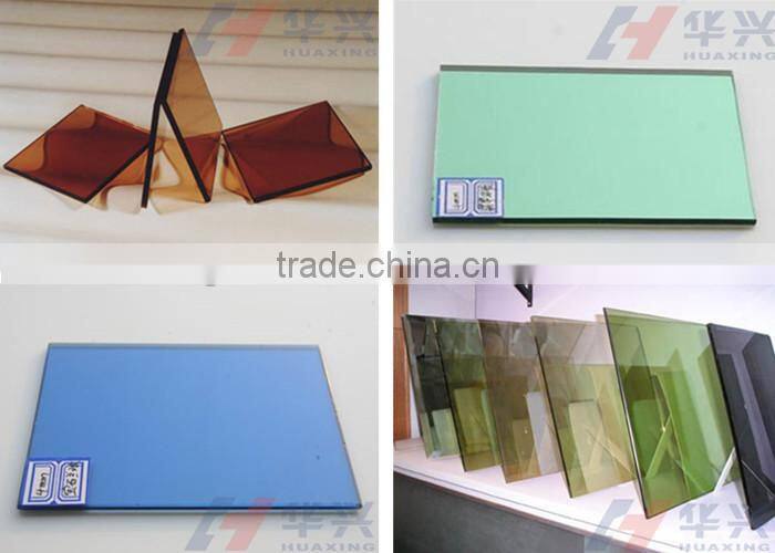 4-19mm Thick CE Certificated Coated Reflective Non-transparent Glass