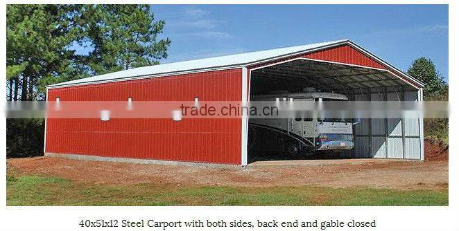 china made steel prefabricated garagres