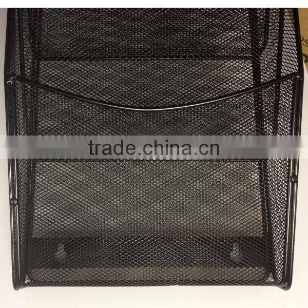 Wire Mesh 5 Tiers Wall Mounted Leaflet Dispenser