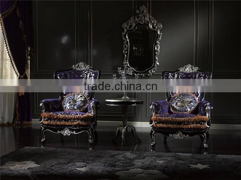 Italy Neo-Classic Avantgarde Design Personality Concept Lounge Wheel Chair and Table Set