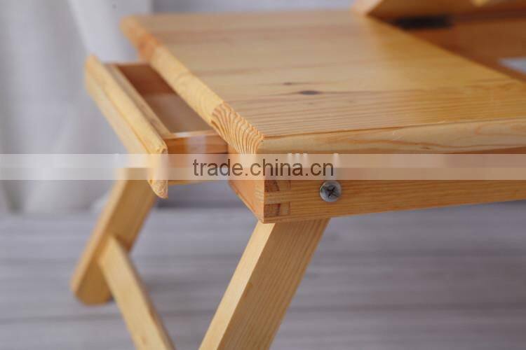 Vivinature wooden laptop desk and living room tablet desk