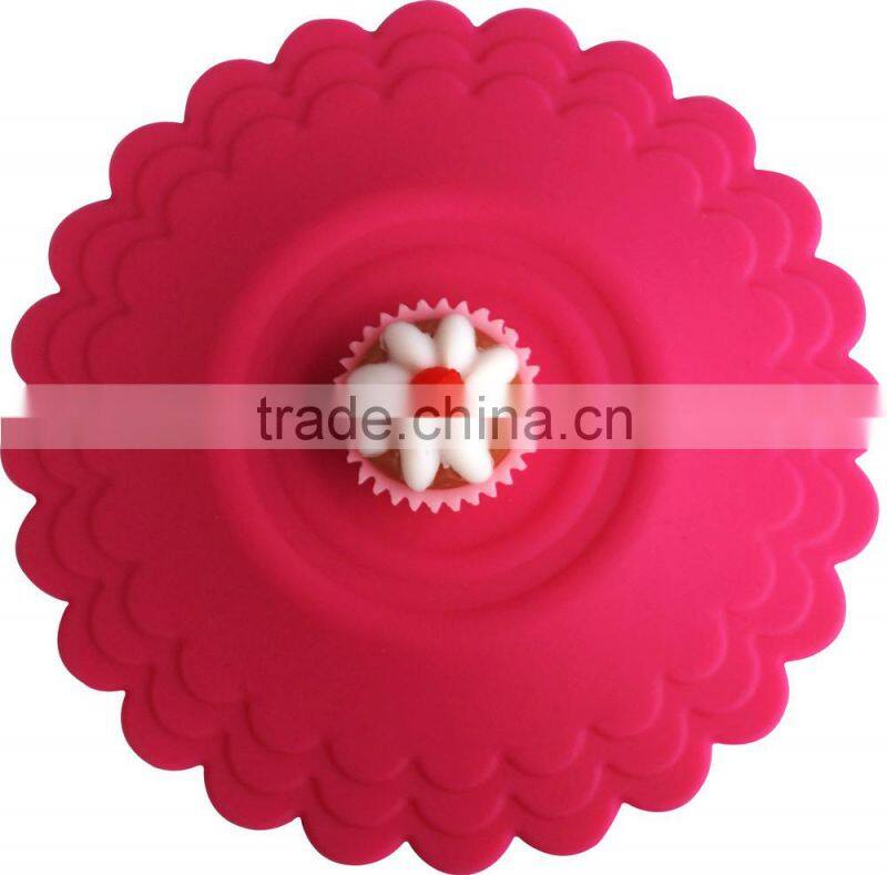 All kinds of cute shape silicone suction cup lid