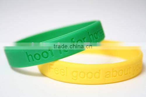 customized swirl silicone bracelet