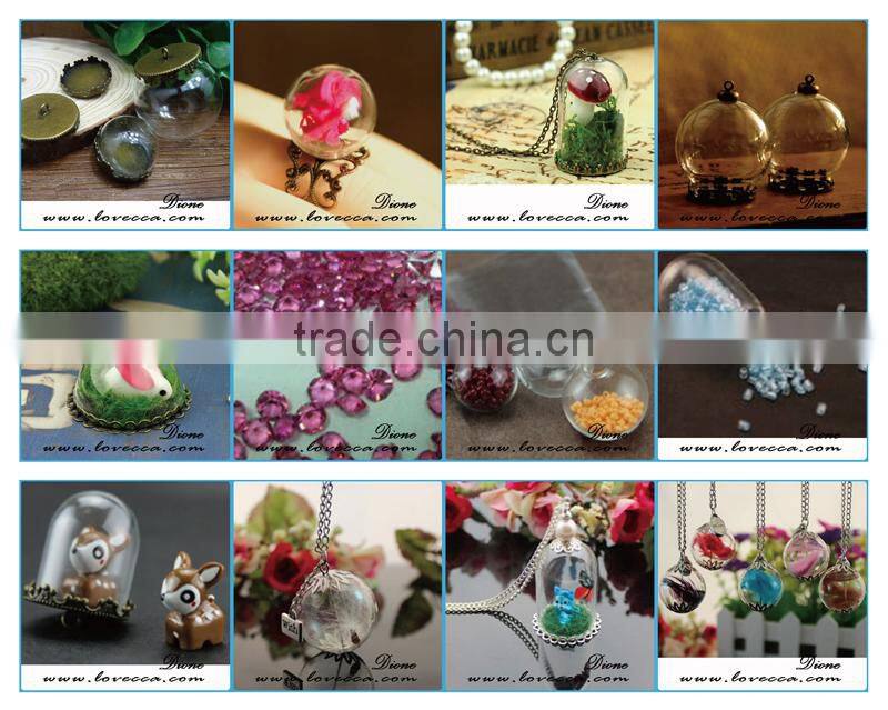 Dandelion glass ball for earring/necklace ,glass ball for making jewelry