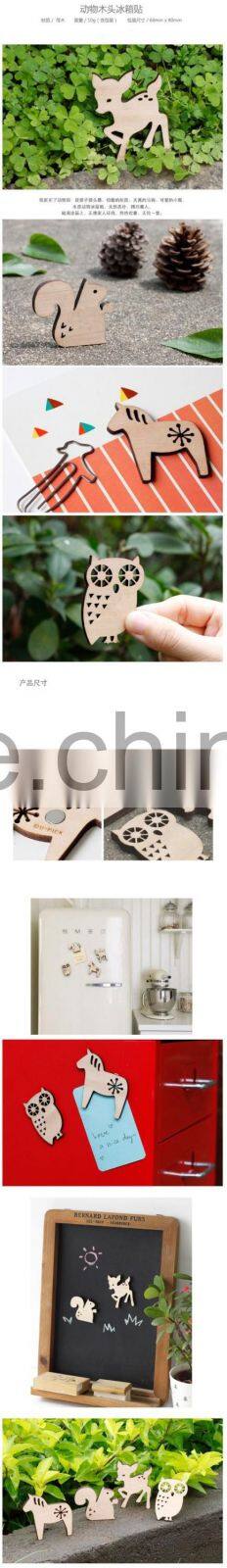 custom fridge magnets creative fridge magnet Custom Shape Accepted wooden fridge managet