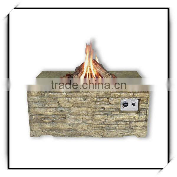 18 Inches culture stone fiber-clay outdoor fire pit