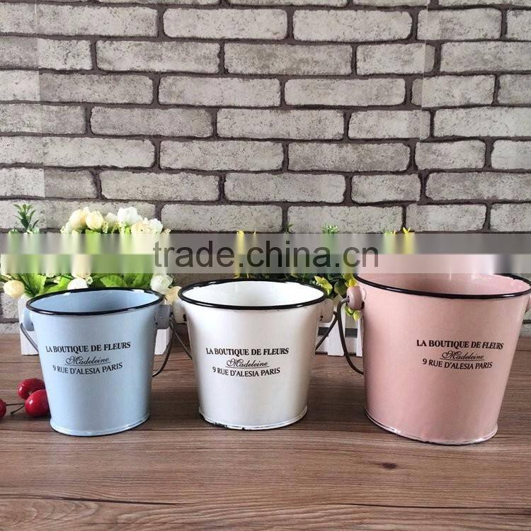 Galvanized Metal Bucket drinking beer houseware Ice Bucket