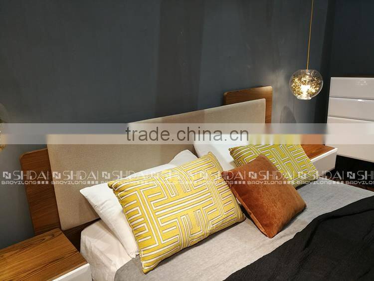 new design bed furniture, bed furniture set, modern bed for hotels