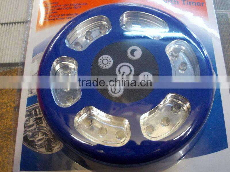 21 LED Camping/Night Light With Timer & Hanging Hook. C0001