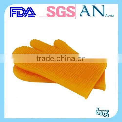 non-slip silicone oven gloves with fingers