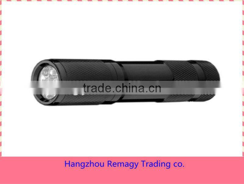 Aluminium Led mini torch light black