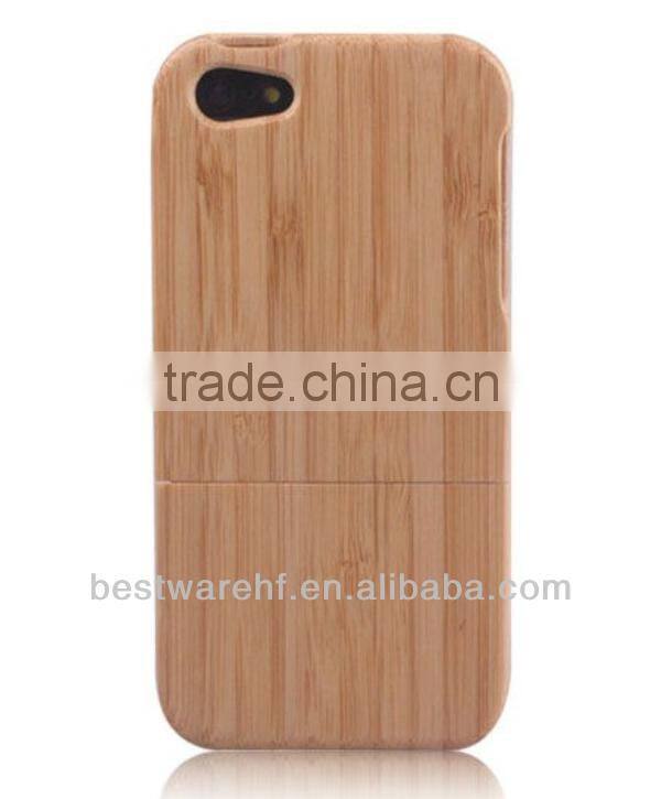 Natural Bamboo case for iphone 5s,for iphone 5 wood case