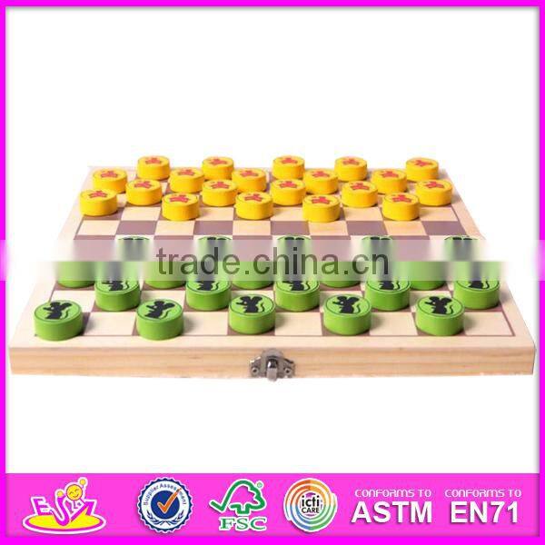 2015 New kids wooden Chess Set,popular children wooden chess set and hot sale baby wooden chess set W11A024