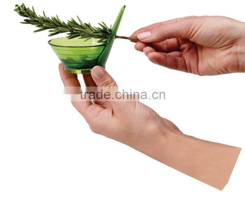 2016 amzon hot selling kitchen accessory plastic herb stripper