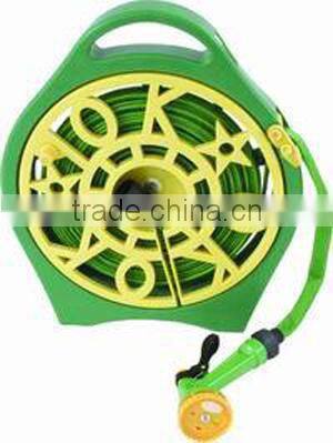 50ft gardon roll-flat hose with spray nozzle