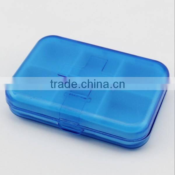 custom 6 compartment plastic pill box,custom practical plastic pill box for health,custom made plastic pill box supllier