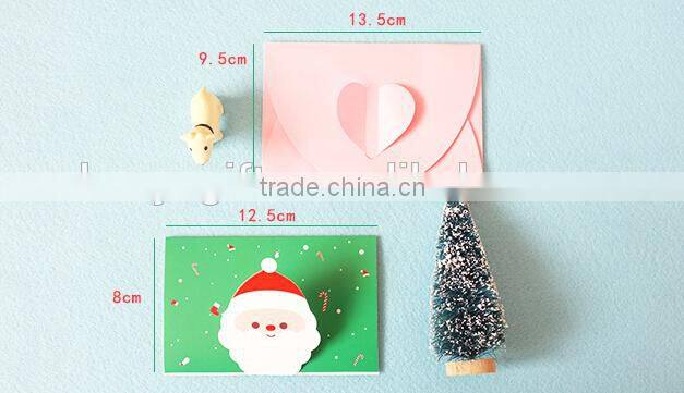 Folded Mini Greeting Cards Creative Christmas Greeting Cards Handmade Greeting Card Designs