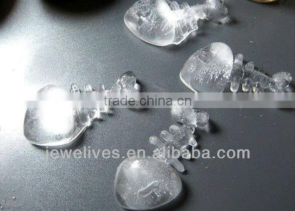 Food grade cool fish bone shape Silicone Ice tray