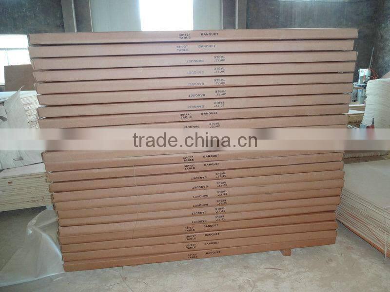 multfunctional plywood banquet folding table for wedding party rental