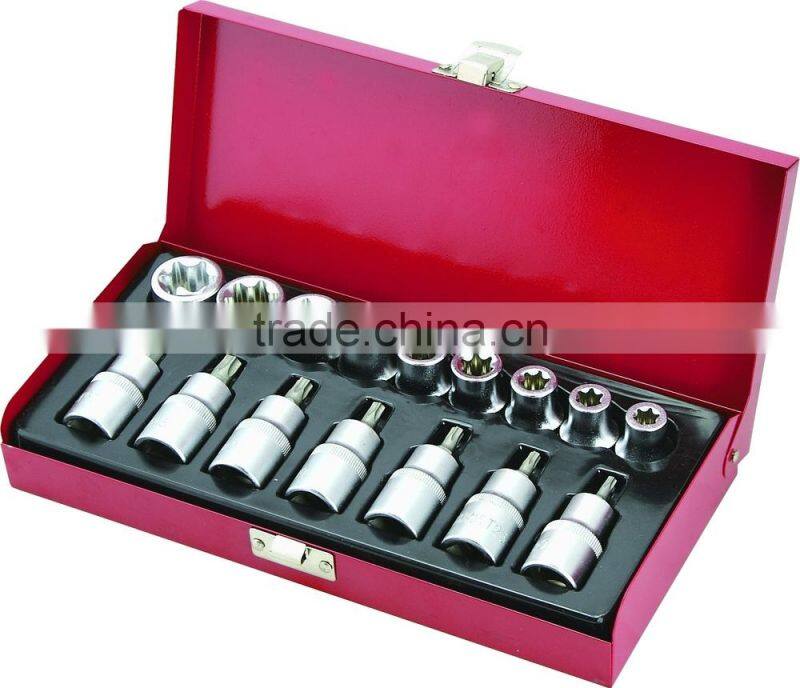 Professional 16Pcs 1/2'' Dr.Socket Set