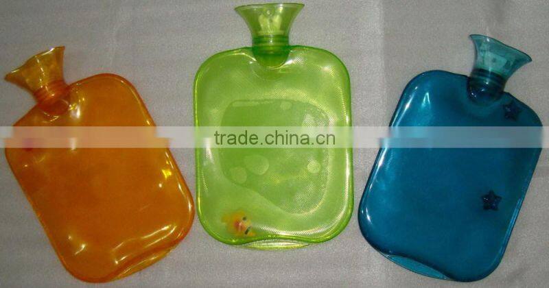 PVC Hot water bottle with inner toy