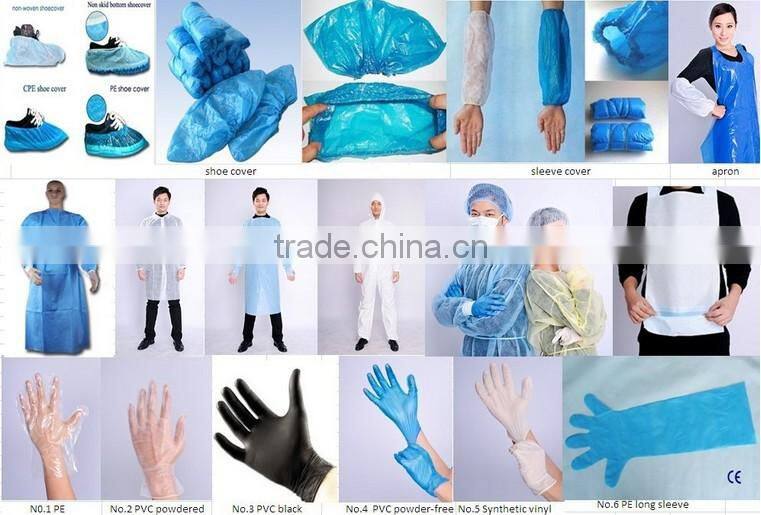 medical sleeve cover,disposable ldpe sleeve cover 40*20cm,sleeve cover waterproof with elastic