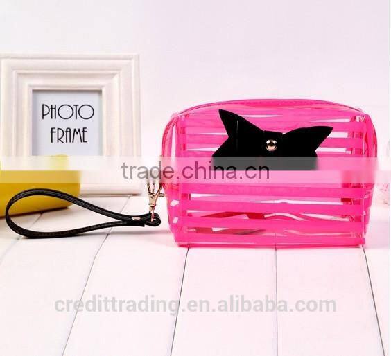 New Arrival women multicolor cosmetic bag fashion wash bag