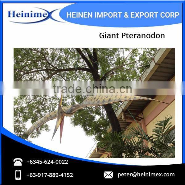 Flying Figure of Giant Pteranodon Dinosaur at Low Rate