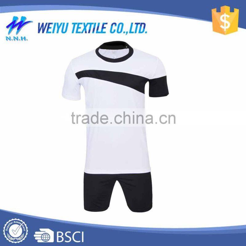 New arrival custom high quality cheap soccer jersey set