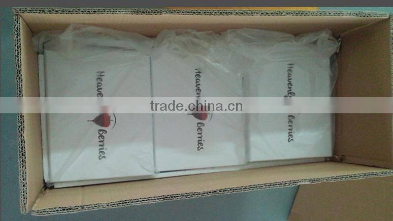custom luxury gold cardboard chocolate window packaging box