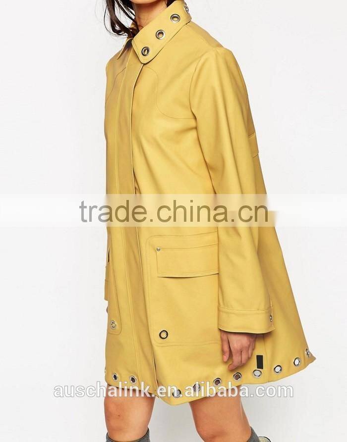 outdoor custom women waterproof trench coat fashion designs