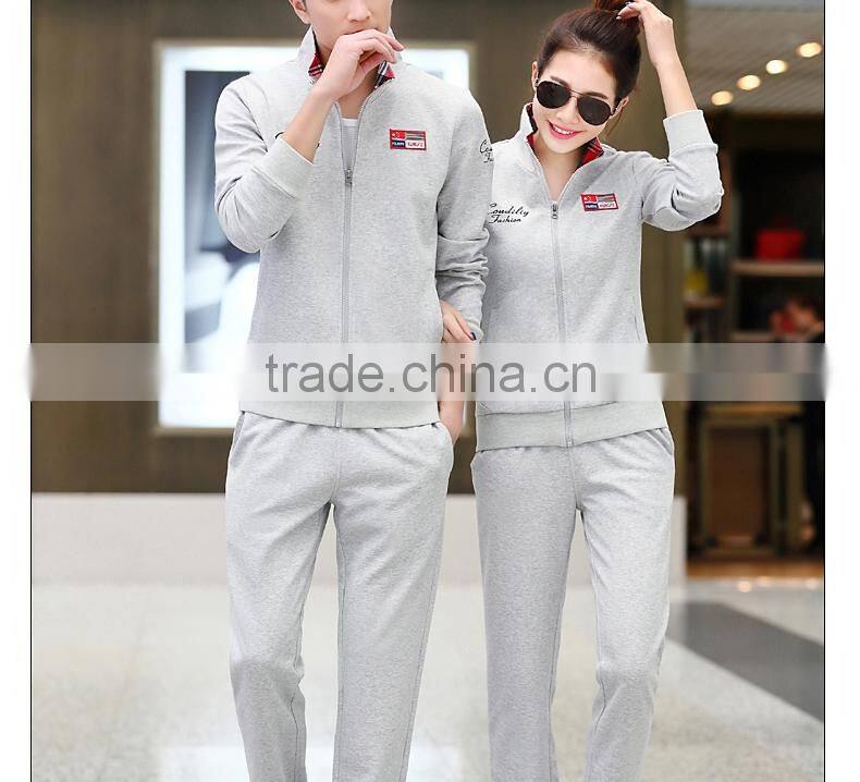 wholesale activewear comfortable grey unisex sportswear