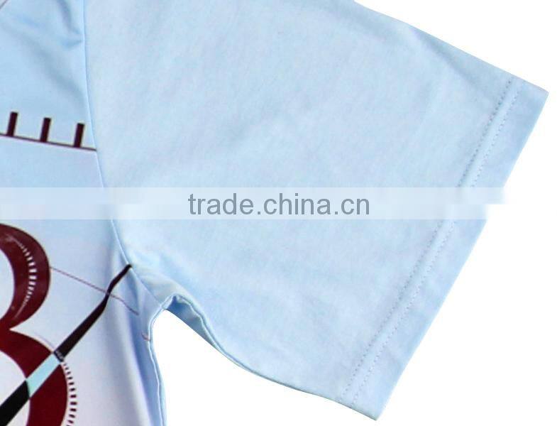 heat transfer 3d printing promotion o neck men t shirt