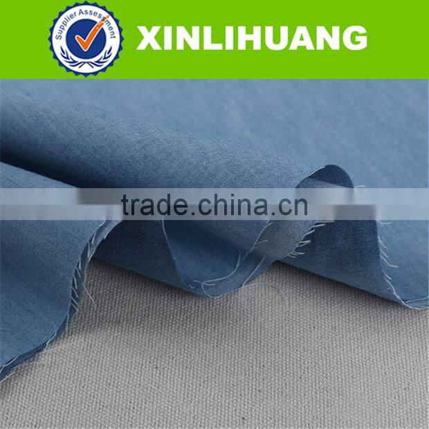 High Quality Light Weight Blue 6oz 100% Cotton Denim Shirting Fabric