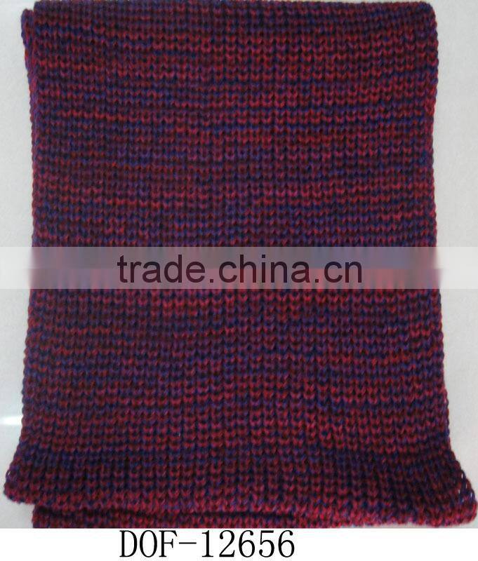 Fashion lady fantasy wave neck acrylic loop scarf