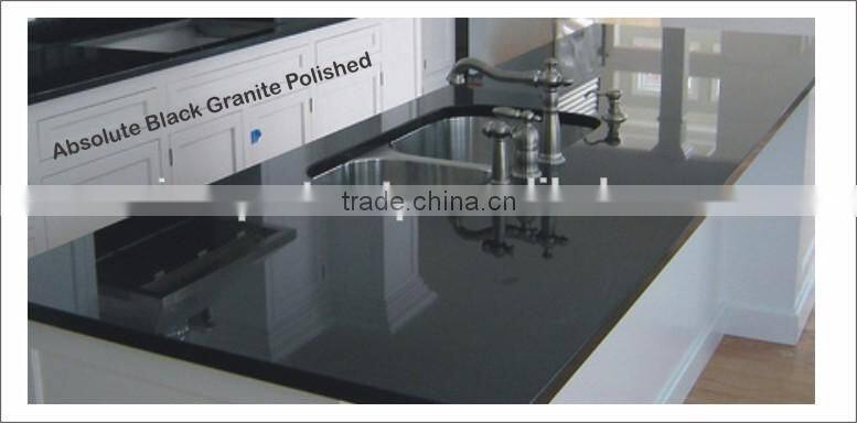Black Color indian absolute black granite