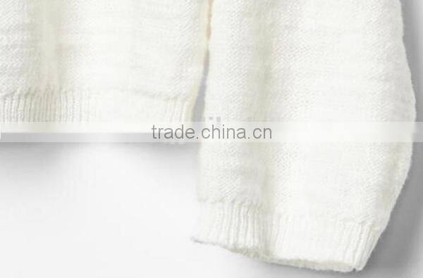 Baby soft slub knit cardigan knitwear