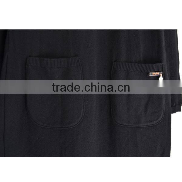 New arrival long sleeve maxi knitwear dress wholesale