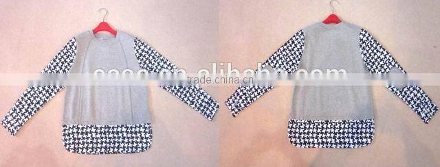 designed woven fabric sleeve child knitwear