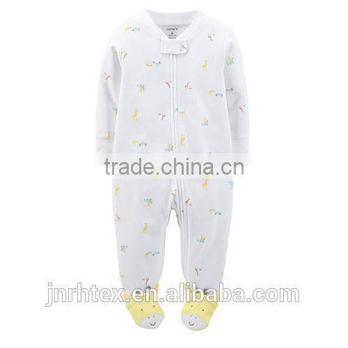 Oranic cotton baby rompers wholesale baby girl rompers